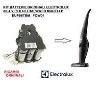 KIT BATTERIE ORIGINALI ASPIRAPOLVERE ULTRAPOWER ELECTROLUX EUP8GREEN 32,4 VOLT