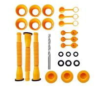 Kit beccuccio per lattine, set di ricambio flessibile a prova di perdite, 18 x 20 x 2 cm, comodo stoccaggio, ugello carburante, tubo di prolunga resistente, per campeggio, barca, garage, motosega, ATV