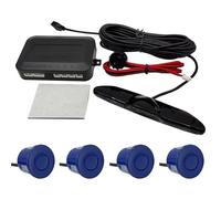 Kit Beep Park Sistemi Sensori Parcheggio Kit Display Monitor Retroilluminato Assistente Rilevatore Retromarcia 4 Sonde Monitor Angoli Ciechi Auto Controllo Distanza(Blue)
