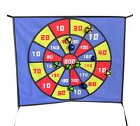 Kit Bersaglio Freccette per Bambini,Tappeto Elastico 60x50 Cm Bersaglio Con Palle Adesive - Attività Ricreative con 10 Palle Adesive per Interni ed Esterni