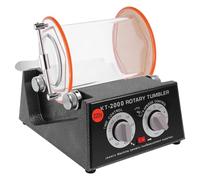 Kit bicchiere da roccia, KT-2000 5KG Lucidatrice da banco for gioielli Kit lucidatrice for gioielli 1-5 velocità regolabili