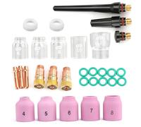 Kit Bicchiere Qualità 31 Pack Lenti Gas #12 per Torcia per tig WP 17/18/26
