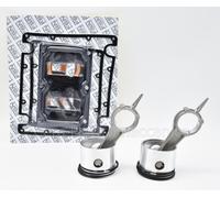 Kit biella + pistone + fasce + guarnizioni per ABAC - B2800 B x 2 bielle pistoni