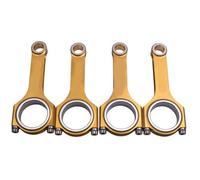 Kit biella titanizzante 4 pezzi biella titanizzata 4340 EN24 compatibile con parti automobilistiche Cultus AA34S G13B 1300 AA33S per codice articolo AA34S AA33S