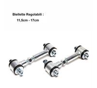 Kit Biellette Regolabili Barra Torsione Anteriore Volkswagen VW Golf 4 IV Bora