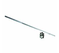 Toorx Bilanciere Dritto in Acciaio Cromato Filettato 180cm Ø25mm Barra Pesistica