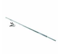 Kit Bilanciere Palestra in Acciaio Cromato 25mm Fermadischi Inclusi e Set Ghisa