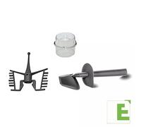 KIT BIMBY TM31 RICAMBI BICCHIERINO DOSATORE CON FARFALLA E SPATOLA COMPATIBILE