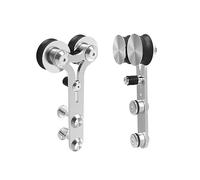 Kit binario Clsoet for porta scorrevole, acciaio inossidabile for gancio hardware for porta singola Kit hardware for porta della stalla 4-16FT(9FT 274cm)