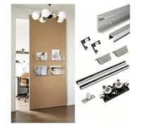 Kit Binario For Porta Scorrevole Con Specchio Fantasma Con Chiusura