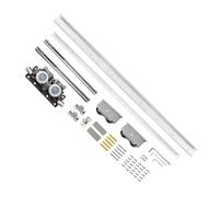 Kit binario for porta scorrevole in legno nascosta, con portata di 80 kg, for porte larghezza compresa tra 700 mm e 1500(1.2m track set)