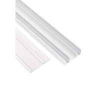 Kit binario per porta scorrevole, guida regolabile in alluminio per una scorrevolezza fluida dell'armadio, facile installazione, ideale per l'organizzazione domestica