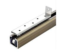 Kit binario per porta scorrevole invisibile, montaggio a soffitto, per porte in legno spesse oltre 3 cm, sistema di sospensione premium per un funzionamento regolare e una facile installazione