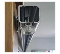 Kit binario per porta scorrevole resistente, montaggio a soffitto e a parete per un funzionamento regolare, ideale per armadi e porte a scomparsa