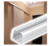 Kit binario per porte scorrevoli con rulli resistenti per un funzionamento regolare, ideale per mobili da cucina, pannelli pieghevoli e armadi, adatto sia per uso interno che esterno