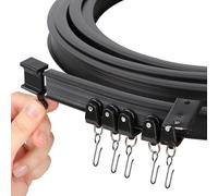 Kit binario tenda nero completo 3 metri con tutti gli accessori necessari