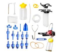 Kit Bleed - Kit di Scarico Idraulico da 19x11x6cm in Bicicletta | Set di Strumenti di Spurgo Portatile con Corpo in Alluminio - Attrezzatura di Manutenzione PRO per Riparazioni del Freno in Mo