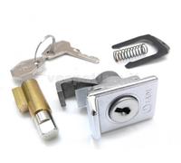 Kit bloccasterzo e serratura bauletto per Vespa con guida di 6mm