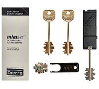 Kit blocchetto Atra con 3 chiavi sistema Mia per DIERRE BLO3130