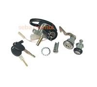 KIT BLOCCHETTO CHIAVI AVVIAMENTO SELLA BAULETTO APRILIA SCARABEO 4T 4V 50 10-12