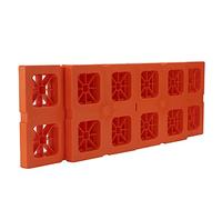 Kit Blocchi di Livellamento Ad Incastro da 5 Pezzi per Rimorchi e, Cuscinetti Antiscivolo in ABS da 8,5 X 8, X 1,3 Pollici con Cinghia, Compatibile con Ruote Singole/Doppie/Tandem,