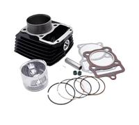 Kit blocco cilindro 62 mm, perno da 15 mm compatibile con motore QJ150 CG150 Arsen150 light150 Horse150 150cc 4 tempi 162FMJ(Black CG150)