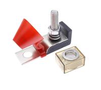 Kit blocco fusibili impermeabile MRBF for montaggio terminale batteria 30A-300A Kit blocco fusibili 58V 5/16" Fusibile batteria nominale marino for camion barca(One way and Fuse,150A)