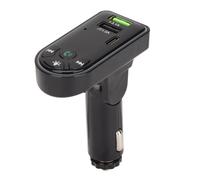 Kit Bluetooth per auto versatile, dotato di doppia ricarica USB con protezione multipla, suono HiFi Bass, chiamate in vivavoce, ampia compatibilità,