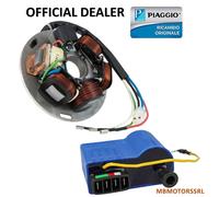 KIT BOBINA ORIGINALE + STATORE MAGNETE PIAGGIO VESPA PX E 125 150 200 VESPONE