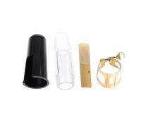 Kit Bocchino In Plastica Trasparente Per Sassofono E Flat Con Accessori Per Sax Portatili Con Clip/cappuccio/ancia Sassofono Riparazione Parte