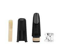 Kit bocchino per clarinetto con legatura per clarinetto, tappo in plastica, ance per clarinetto, accessorio per strumento musicale, facile da usare, testa soffiante per clarinetto