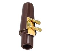 Kit Bocchino per Sassofono Contralto, Accessori per Strumenti Bocchino per Sassofono Contralto Dal Design Standard di Buona qualità del Suono per la Sostituzione (Marrone)