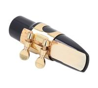 Kit Bocchino per Sassofono Contralto Legatura in Metallo 2,5 Cuscinetti per Ance e Cappuccio in Plastica per Qualsiasi Sassofono Contralto Standard di Marca