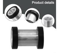 Kit boccola ammortizzatore posteriore in lega di alluminio con boccole di sospensione e hardware di montaggio per ammortizzatori che misurano 14 mm di larghezza (22 mm)