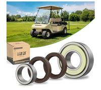 Kit boccola cuscinetto asse posteriore e guarnizione olio kit guarnizione carburante adatto per Club Car DS & Precedent 1986-2014 Carrello da golf elettrico, kit albero cuscinetto sostituire OEM #