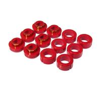 Kit boccole di montaggio corpo e cabina per chevrolet C10 C20 per k10 K20 K30 1981-1987, sostituzione in poliuretano rosso per OEM 7-108, maggiore rigidità e riduzione del rumore per fuoristrada e