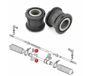 Kit Boccole Per Cremaillere Scatola Di Sterzo, Per Daihatsu Terios