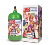 KIT BOMBOLA GAS ELIO FESTA COMPLEANNO DA 1 L PER GONFIARE 18 PALLONCINI