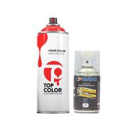 Kit Bomboletta Spray Fiat 600 Grigio Patrizia Base Opaca + Trasparente Lucido 2K