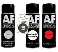 Kit bomboletta spray per Fiat 314B Verde Creta vernice auto metallizzata...