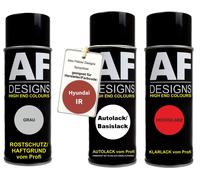 Kit bomboletta spray per Hyundai IR Imperial Red vernice auto metallizzata ve...