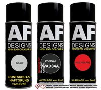 Kit bomboletta spray per Pontiac WA984A Black Mist vernice auto metallizzata ...