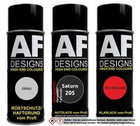 Kit bomboletta spray per Saturn 205 Black Mist vernice auto metallizzata vern...