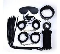 Kit Costrittivo Bondage per giochi erotici BDSM Collare manette frusta morso