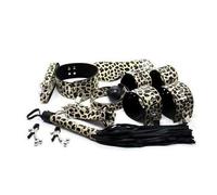 kit bondage fatish sessuale sadomaso nero leopardato uomo donna giochi erotici