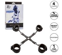 Kit Bondage Hog Tie Regolabile Calexotics Nocturnal - Nero