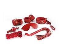 Kit bondage polsiere cavigliere morso corda collare guinzaglio