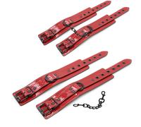 KIT bondage polsini cavigliere sexy Sadomaso costrittivo MANETTE elite BONDAGE