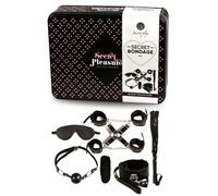 Kit Bondage SECRETPLAY 100% FETISH 8 pezzi Nero