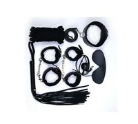 Kit bondage sexy costrittivo manette corda frusta collare con guinzaglio morso